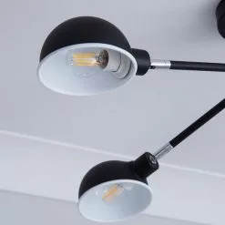 Elements Borr 5 Light Black Ceiling Fitting 10 Elements Borr 5 Light Black Ceiling Fitting -all lighting Sales Store 1000157756 alt02