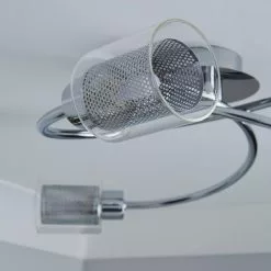 Dunelm Grace 3 Light Chrome Semi-Flush Ceiling Fitting 10 Dunelm Grace 3 Light Chrome Semi-Flush Ceiling Fitting -all lighting Sales Store 1000157758 alt02