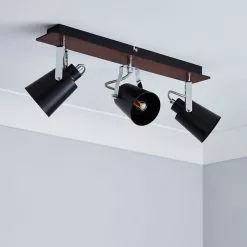 Dunelm Johan 3 Light Black Spotlight Bar 9 Dunelm Johan 3 Light Black Spotlight Bar -all lighting Sales Store 1000157759 alt01