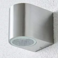 Dunelm Tam Down Lighter Steel Outdoor Wall Light -all lighting Sales Store 1000157764 alt02