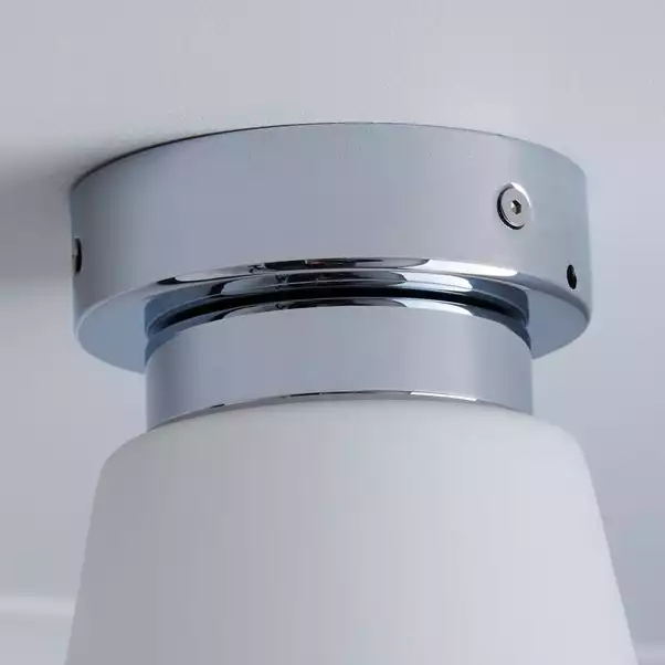 Dunelm Delavin 1 Light Pendant Frosted Glass Flush Ceiling Fitting 6 Dunelm Delavin 1 Light Pendant Frosted Glass Flush Ceiling Fitting - Image 4