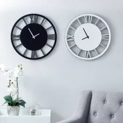 Dunelm Glitter Mirrored 50cm Wall Clock Silver 7 Dunelm Glitter Mirrored 50cm Wall Clock Silver -all lighting Sales Store 1000158112 alt02