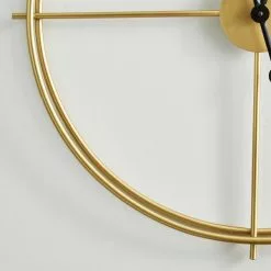 Dunelm Slim Frame 60cm Wall Clock Gold 5 Dunelm Slim Frame 60cm Wall Clock Gold -all lighting Sales Store 1000158125 alt01