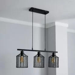 Dunelm Siena 3 Light Diner Ceiling Fitting -all lighting Sales Store 1000158450 alt01