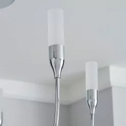 Dunelm Affric 5 Light LED Tipped Chrome Chandelier 9 Dunelm Affric 5 Light LED Tipped Chrome Chandelier -all lighting Sales Store 1000158451 alt02