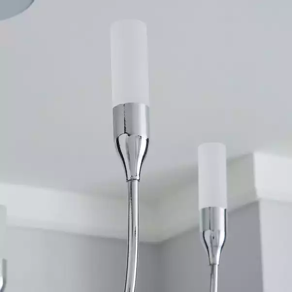 Dunelm Affric 5 Light LED Tipped Chrome Chandelier 5 Dunelm Affric 5 Light LED Tipped Chrome Chandelier - Image 3