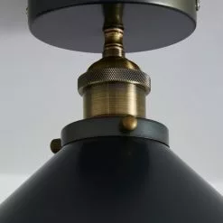 Dunelm Logan 1 Light Pendant Grey Industrial Semi-Flush Ceiling Fitting 11 Dunelm Logan 1 Light Pendant Grey Industrial Semi-Flush Ceiling Fitting -all lighting Sales Store 1000158468 alt03