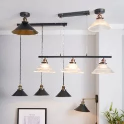Dunelm Logan 1 Light Pendant Grey Industrial Semi-Flush Ceiling Fitting 13 Dunelm Logan 1 Light Pendant Grey Industrial Semi-Flush Ceiling Fitting -all lighting Sales Store 1000158468 alt08