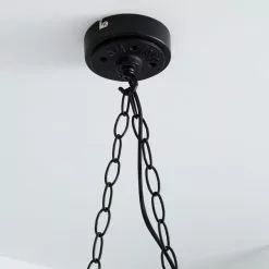 Dunelm Milas Pipe Industrial 3 Light Bar Black Diner Ceiling Fitting -all lighting Sales Store 1000158472 alt03