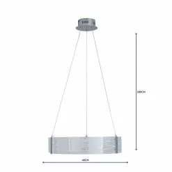 Dunelm Clee Etched Integrated LED Hoop Ceiling Fitting 11 Dunelm Clee Etched Integrated LED Hoop Ceiling Fitting -all lighting Sales Store 1000158480 alt04