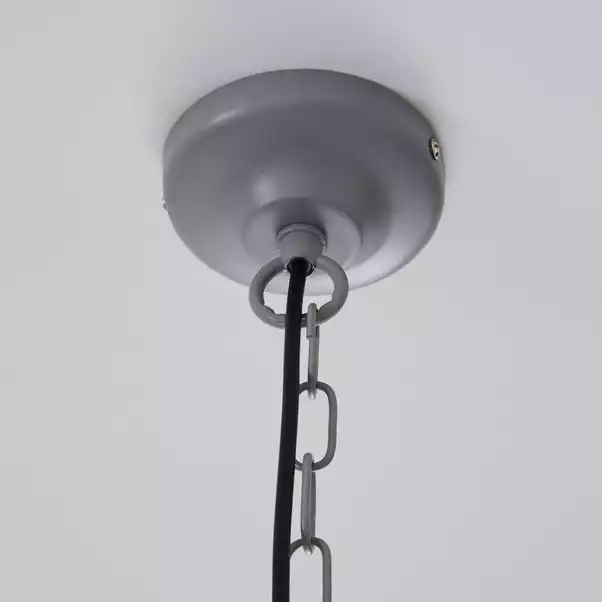 Dunelm Tofty 3 Light Grey Ceiling Fitting 6 Dunelm Tofty 3 Light Grey Ceiling Fitting - Image 4