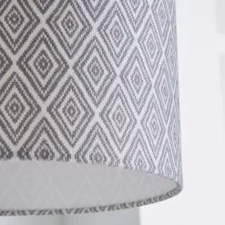 Dunelm Oslo Drum Lamp Shade 30cm Grey 8 Dunelm Oslo Drum Lamp Shade 30cm Grey -all lighting Sales Store 1000158565 alt03