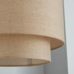 Dunelm Sara Two Tier Lamp Shade 30cm Natural -all lighting Sales Store 1000158580 alt02