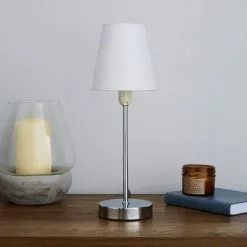 Dunelm Sara Candle Lamp Shade White 8 Dunelm Sara Candle Lamp Shade White -all lighting Sales Store 1000158583 alt01