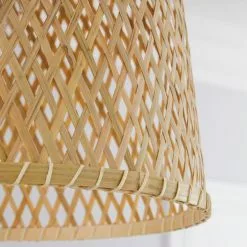 Dunelm Leena Bamboo Easy Fit Pendant 9 Dunelm Leena Bamboo Easy Fit Pendant -all lighting Sales Store 1000158663 alt02