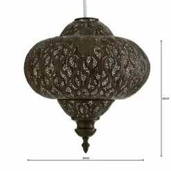 Dunelm Lucena Bronze Easy Fit Pendant 9 Dunelm Lucena Bronze Easy Fit Pendant -all lighting Sales Store 1000158666 alt04