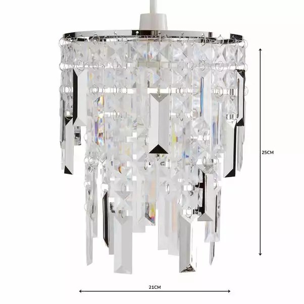 Dunelm Caressa Jewel Easy Fit Pendant 6 Dunelm Caressa Jewel Easy Fit Pendant - Image 4