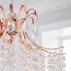 Dunelm Sheridan Jewel Copper Easy Fit Pendant -all lighting Sales Store 1000158678 alt02