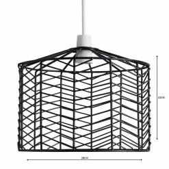 Dunelm Siena Black Easy Fit Pendant -all lighting Sales Store 1000158692 alt04