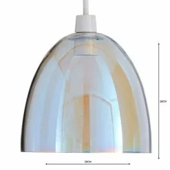 Dunelm Latisha Iridescent Easy Fit Pendant -all lighting Sales Store 1000158695 alt04