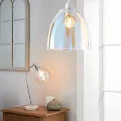 Dunelm Latisha Iridescent Easy Fit Pendant -all lighting Sales Store 1000158695 alt08