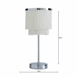 Dunelm Jaz Fringe Ivory Table Lamp 12 Dunelm Jaz Fringe Ivory Table Lamp -all lighting Sales Store 1000158703 alt04