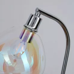 Elements Latisha Iridescent Glass Marble Base Task Desk Lamp -all lighting Sales Store 1000158723 alt02