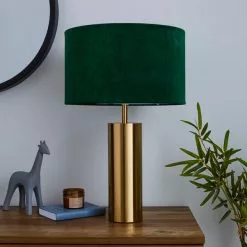 Dunelm Nesa Brushed Gold And Bottle Green Touch Table Lamp 9 Dunelm Nesa Brushed Gold And Bottle Green Touch Table Lamp -all lighting Sales Store 1000158728 alt01