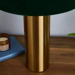 Dunelm Nesa Brushed Gold And Bottle Green Touch Table Lamp 10 Dunelm Nesa Brushed Gold And Bottle Green Touch Table Lamp -all lighting Sales Store 1000158728 alt02
