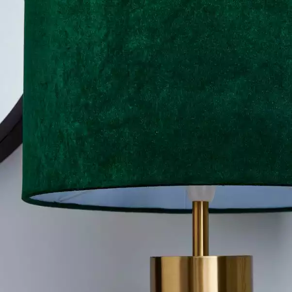 Dunelm Nesa Brushed Gold And Bottle Green Touch Table Lamp 6 Dunelm Nesa Brushed Gold And Bottle Green Touch Table Lamp - Image 4