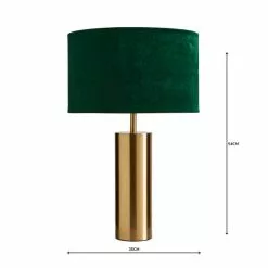 Dunelm Nesa Brushed Gold And Bottle Green Touch Table Lamp 12 Dunelm Nesa Brushed Gold And Bottle Green Touch Table Lamp -all lighting Sales Store 1000158728 alt04