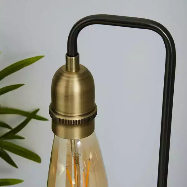 Dunelm Marsden Nickel Industrial Table Lamp And Bulb 5 Dunelm Marsden Nickel Industrial Table Lamp And Bulb - Image 3
