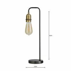 Dunelm Marsden Nickel Industrial Table Lamp And Bulb 12 Dunelm Marsden Nickel Industrial Table Lamp And Bulb -all lighting Sales Store 1000158732 alt04
