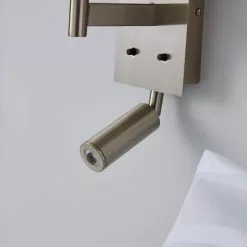 Dunelm Reader Shaded Ivory Wall Light -all lighting Sales Store 1000158738 alt02