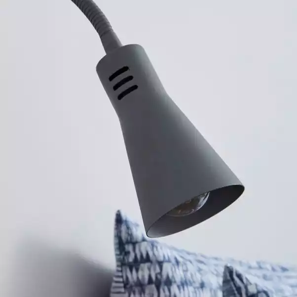 Dunelm Nola Adjustable Easy Fit Plug In Wall Light Grey 6 Dunelm Nola Adjustable Easy Fit Plug In Wall Light Grey - Image 4