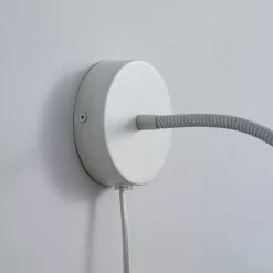 Dunelm Nola Adjustable Easy Fit Plug In Wall Light Ivory -all lighting Sales Store 1000158742 alt03