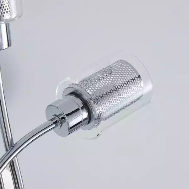 Dunelm Grace 2 Light Chrome Wall Light 5 Dunelm Grace 2 Light Chrome Wall Light - Image 3