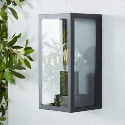 Dunelm London Black Industrial Outdoor Wall Light -all lighting Sales Store 1000158746 alt01