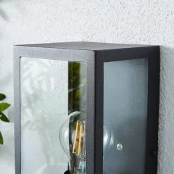 Dunelm London Black Industrial Outdoor Wall Light -all lighting Sales Store 1000158746 alt02