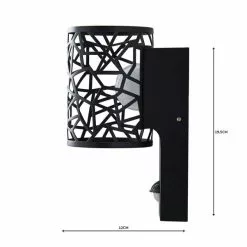Dunelm Pandora Black Outdoor Wall Light -all lighting Sales Store 1000158751 alt04