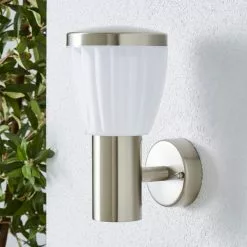 Dunelm Rover LED Frosted Shade Steel Outdoor Wall Light 8 Dunelm Rover LED Frosted Shade Steel Outdoor Wall Light -all lighting Sales Store 1000158752 alt01