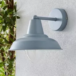 Dunelm Galley Matt Grey Outdoor Wall Light -all lighting Sales Store 1000158754 alt01