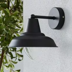 Dunelm Galley Black Outdoor Wall Light -all lighting Sales Store 1000158755 alt01