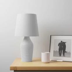 Dunelm Luna Stoneware Dove Grey Table Lamp 9 Dunelm Luna Stoneware Dove Grey Table Lamp -all lighting Sales Store 1000163949 alt01