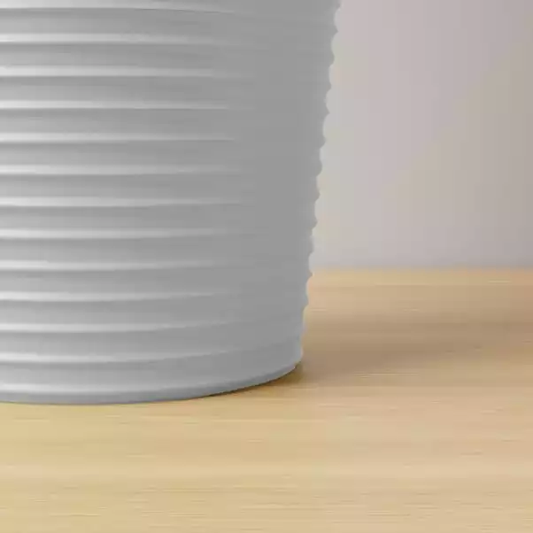 Dunelm Luna Stoneware Dove Grey Table Lamp 5 Dunelm Luna Stoneware Dove Grey Table Lamp - Image 3