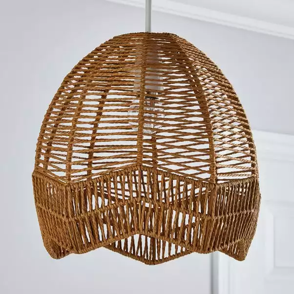 Dunelm Mia Woven Easy Fit Pendant 4 Dunelm Mia Woven Easy Fit Pendant - Image 2