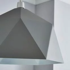 Dunelm Lily Geometric Easy Fit Pendant Grey 8 Dunelm Lily Geometric Easy Fit Pendant Grey -all lighting Sales Store 1000165046 alt02