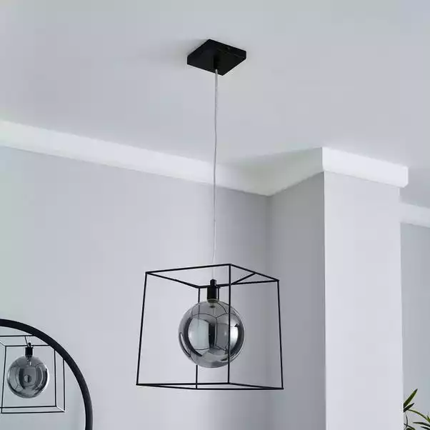 Dunelm Elena Glass Pendant Ceiling Fitting 4 Dunelm Elena Glass Pendant Ceiling Fitting - Image 2