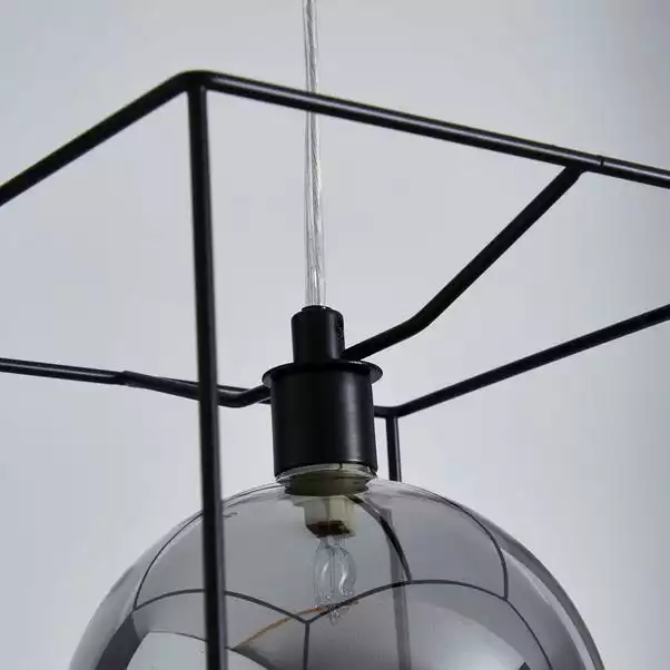 Dunelm Elena Glass Pendant Ceiling Fitting 5 Dunelm Elena Glass Pendant Ceiling Fitting - Image 3