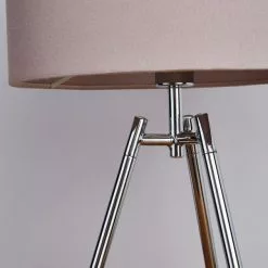 Dunelm Nora Tripod Table Lamp Chrome 10 Dunelm Nora Tripod Table Lamp Chrome -all lighting Sales Store 1000165058 alt02